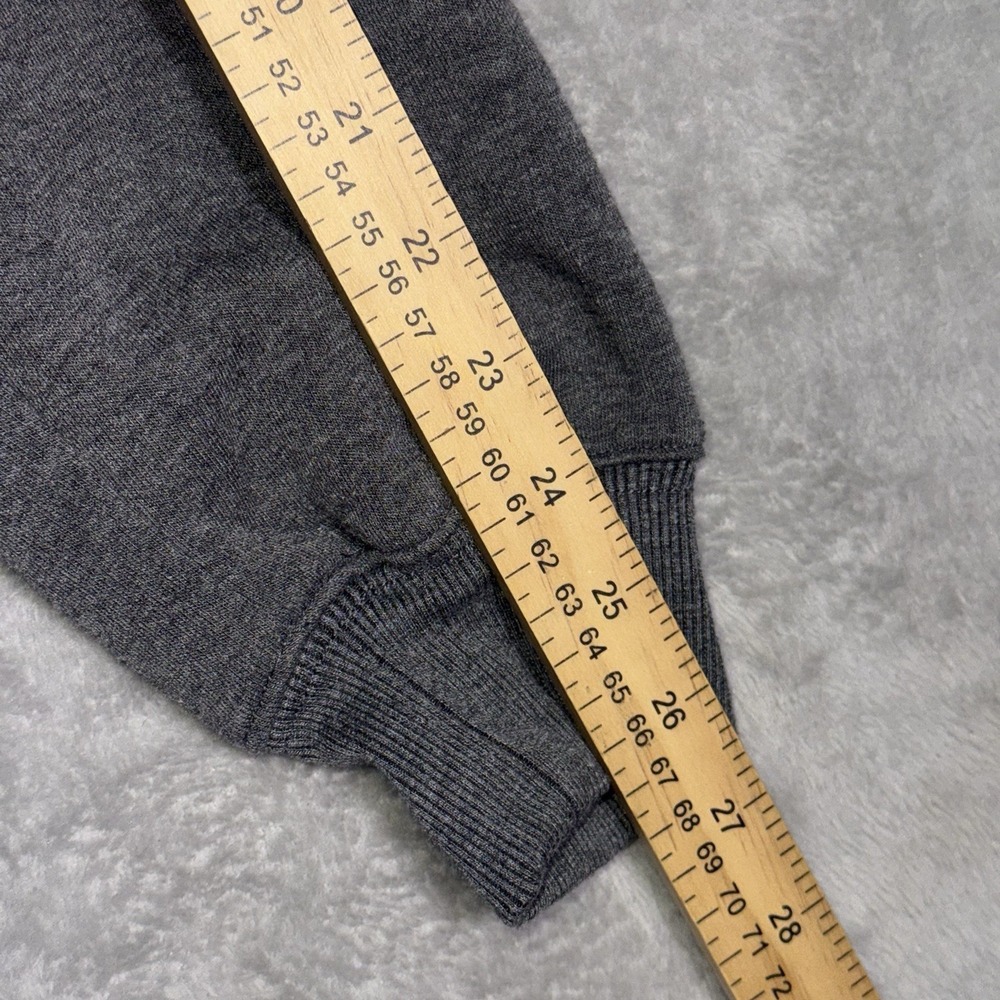 Polo Ralph Lauren Mens Hoodie Large Grey Full Zip Pony Logo Streetwear Classic - Picture 6 of 10